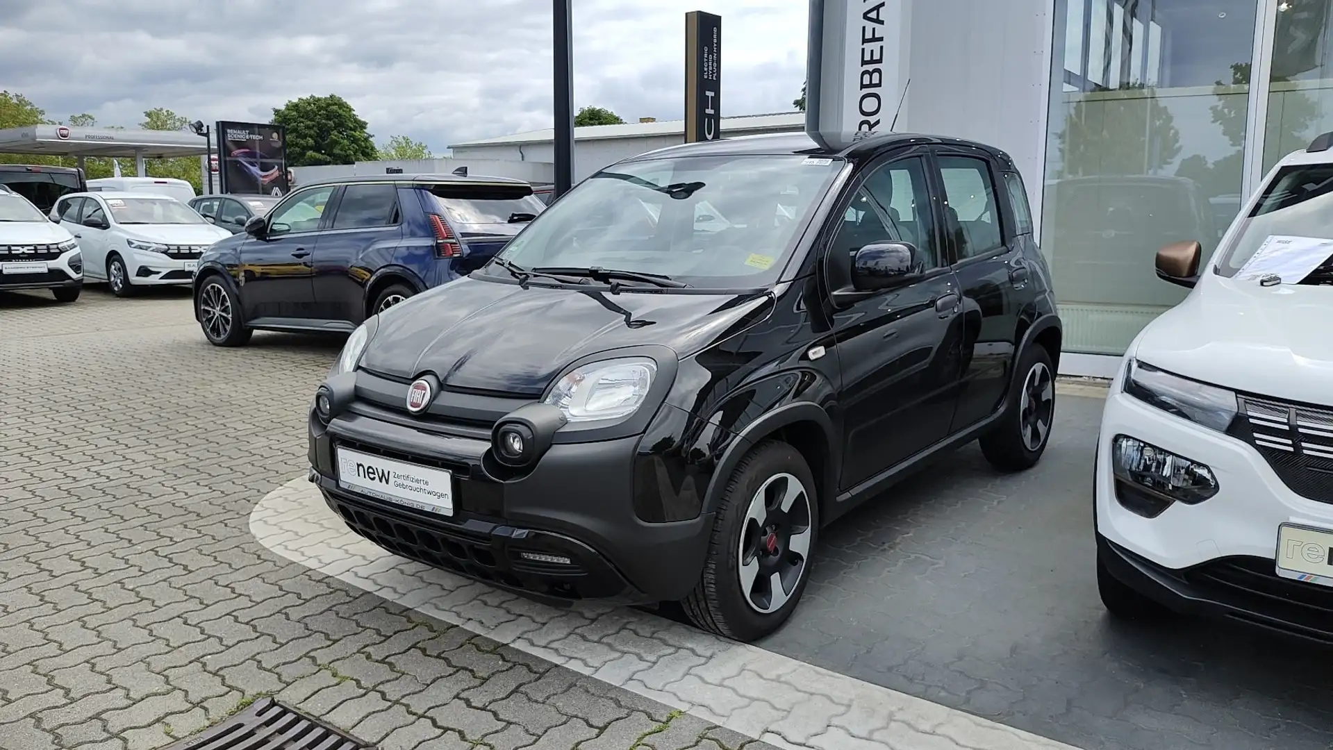 Fiat Panda Cross City Plus 5-Sitzer, Klima, ZV+FB, FH Schwarz - 1