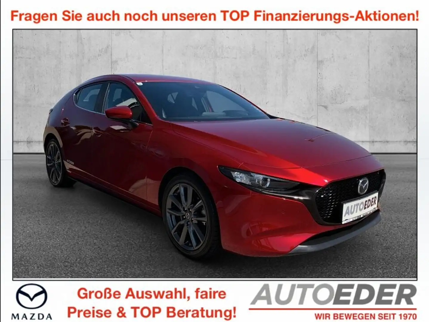 Mazda 3 Mazda3 e-Skyactiv-G122 Comfort+ Rot - 1