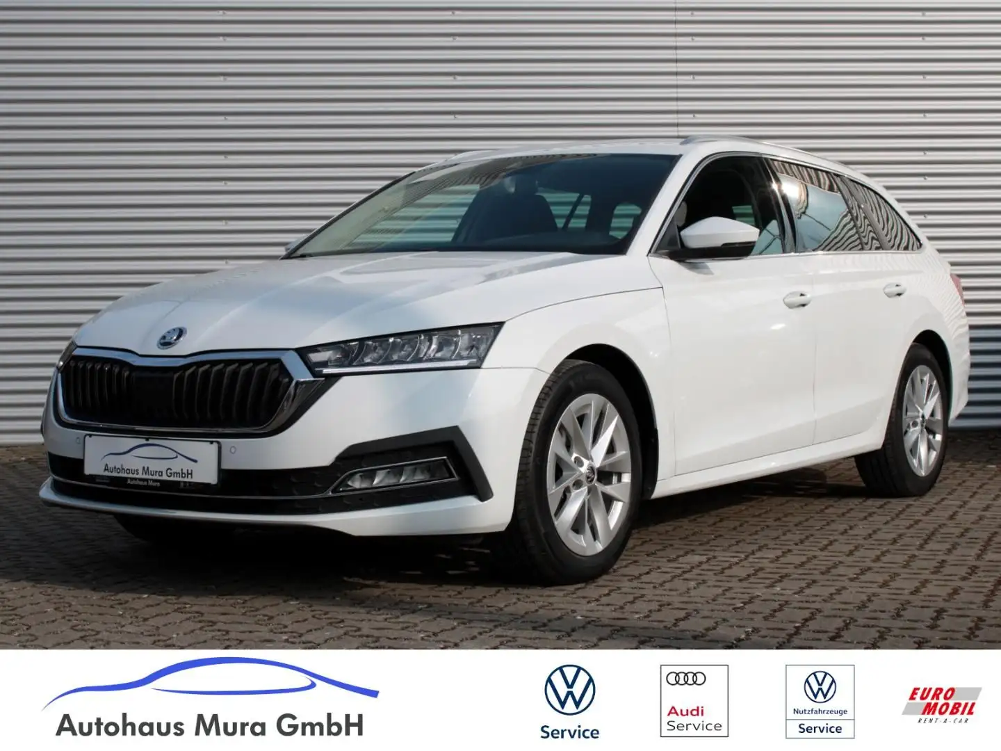 Skoda Octavia Style Combi 2.0TDI AHK RFK NAVI SHZ LED Weiß - 1