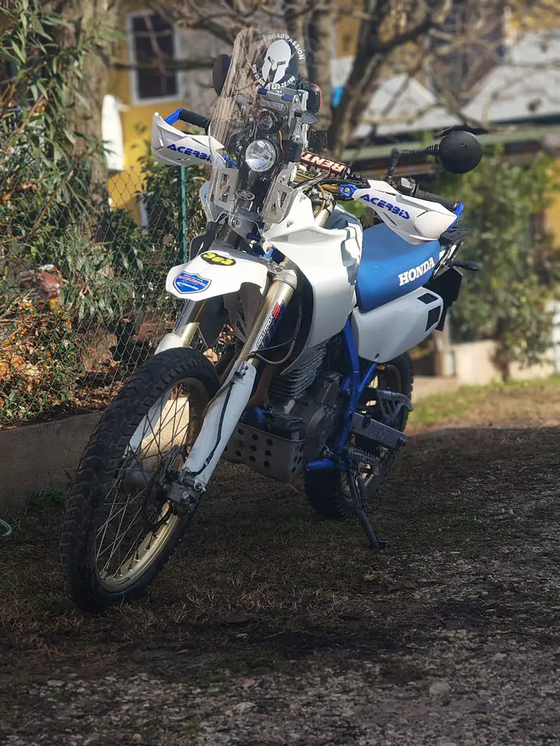 Honda NX 650 Simil Rally Dakar Blanco - 1