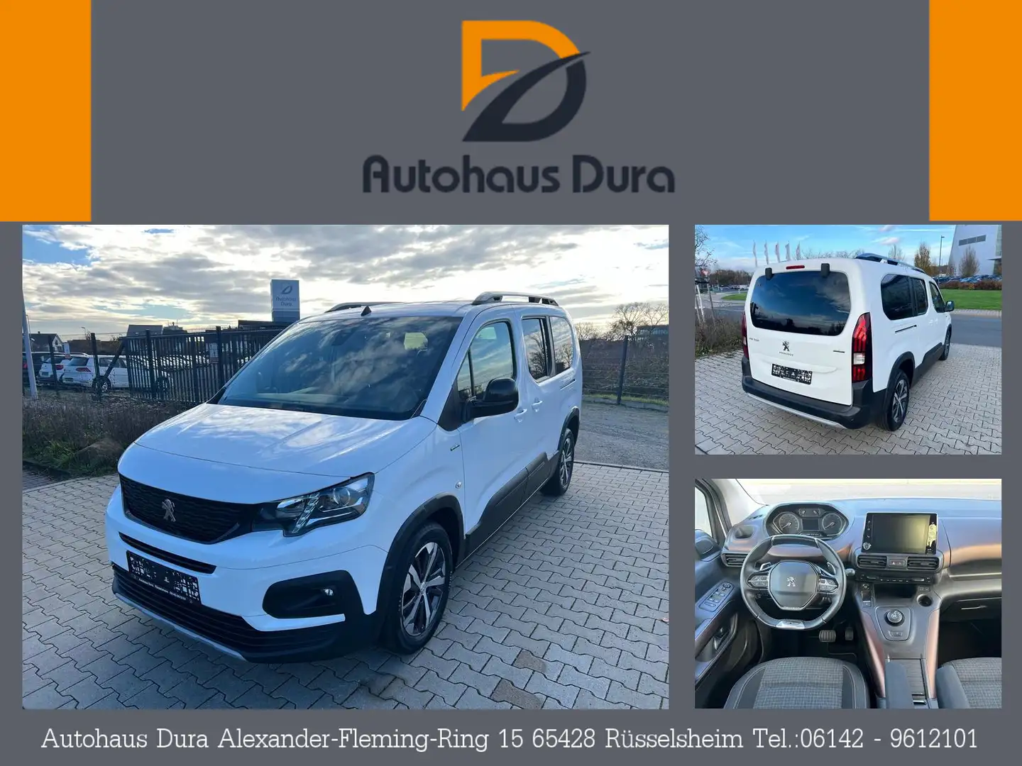 Peugeot Rifter Allure L2 GT Line Aut. Navi+Pdc+7 Sitzer Weiß - 1