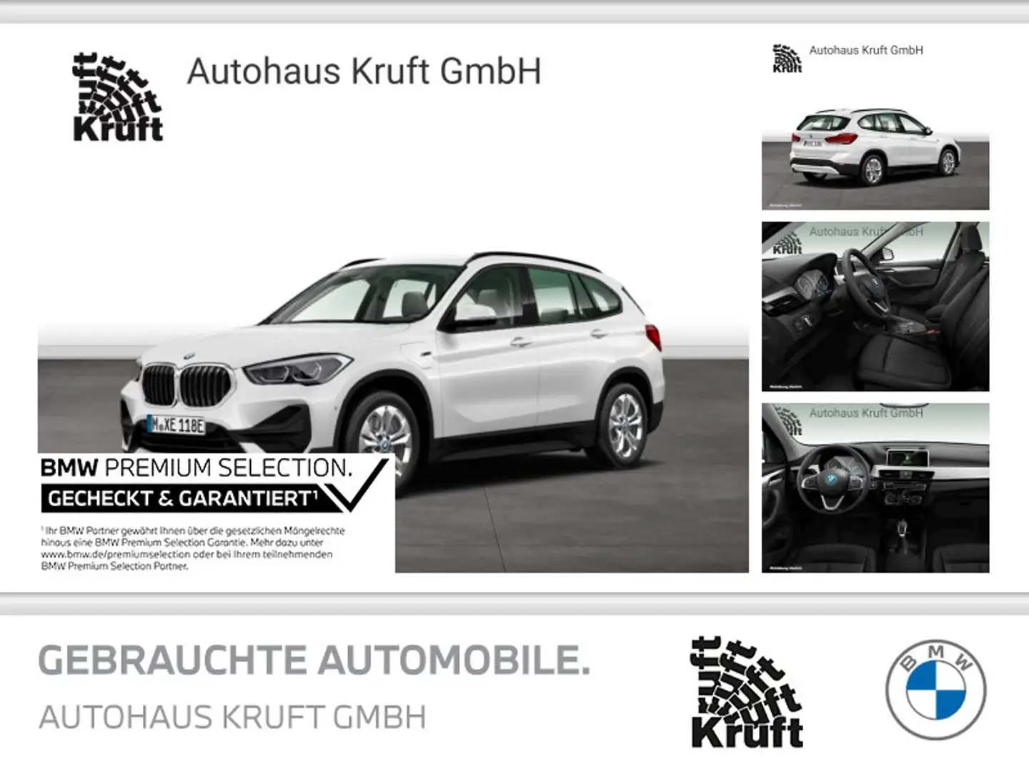 BMW X1 xDrive25e ADV+NAVI+LED+SITZHZ Weiß - 1