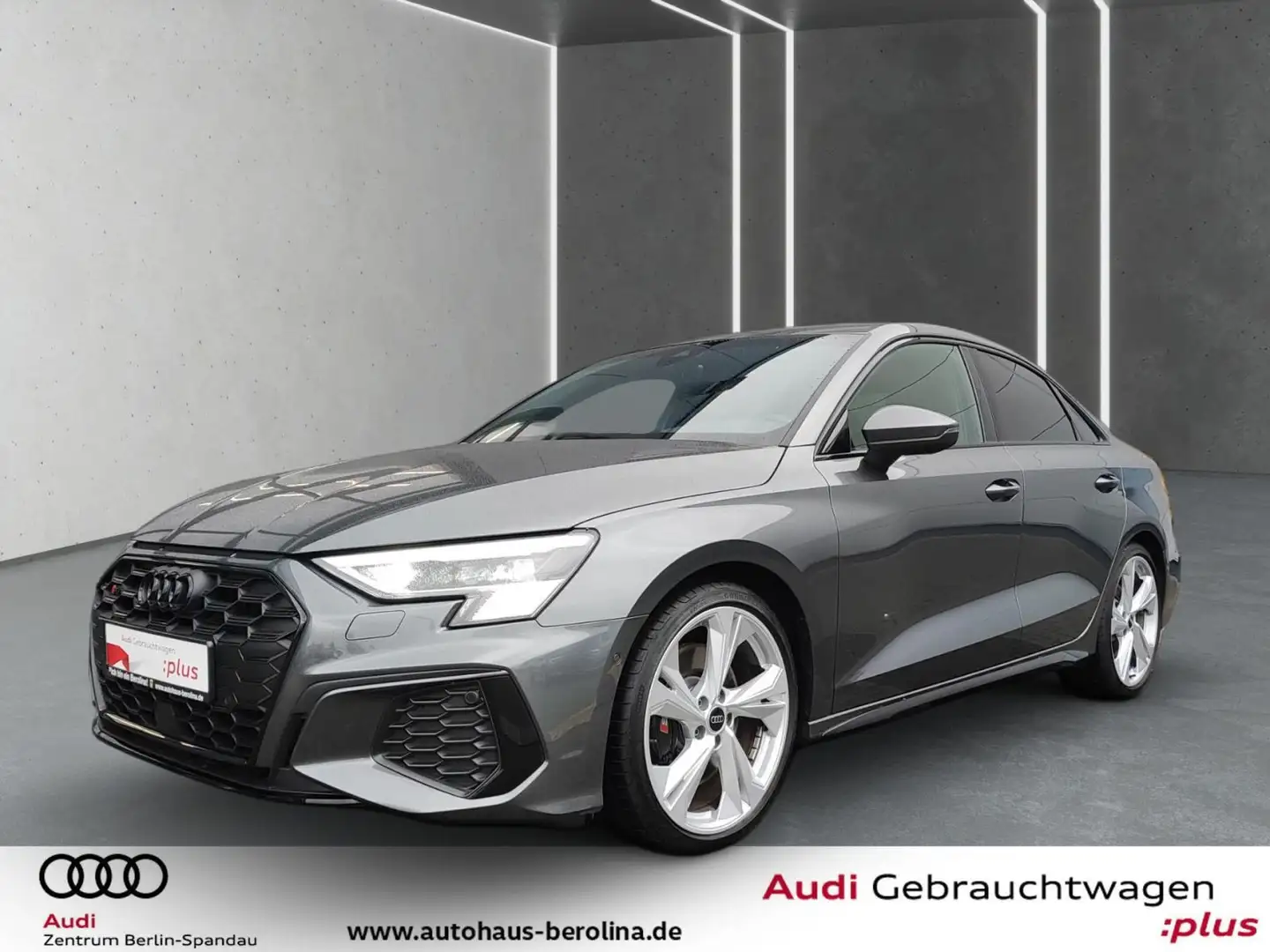 Audi S3 S3 Lim. *MATRIX*B&O*Opt.-Schwarz+*Virt.C+*NAV+* Grau - 2