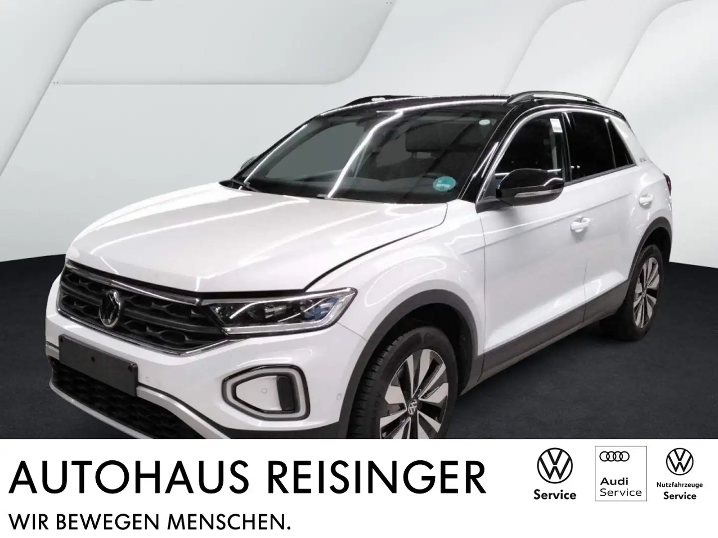Volkswagen T-Roc 2.0 TDI Goal DSG (NAVI+LED+AHK+APP+ACC+RearView) Weiß - 1