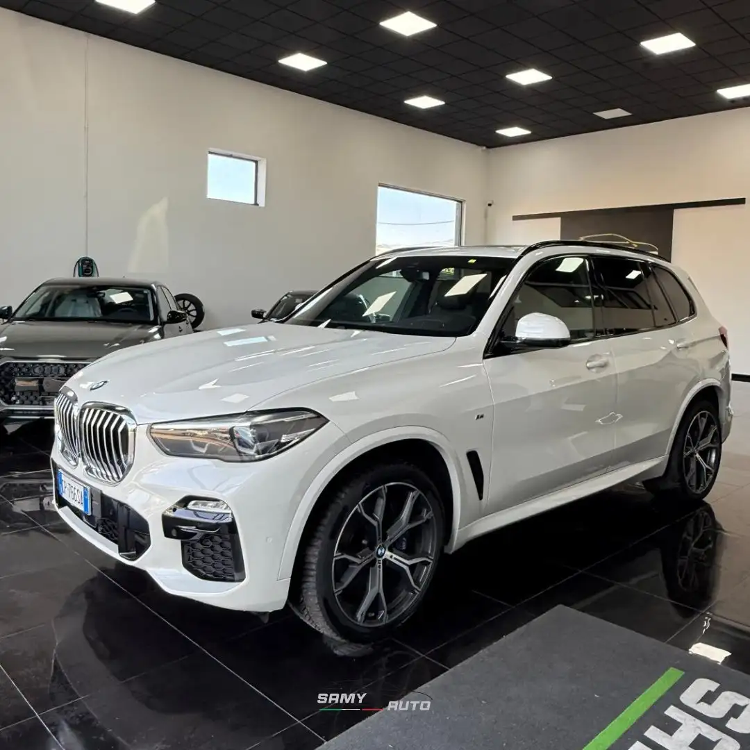 BMW X5 xdrive 25d Msport auto Bianco - 2