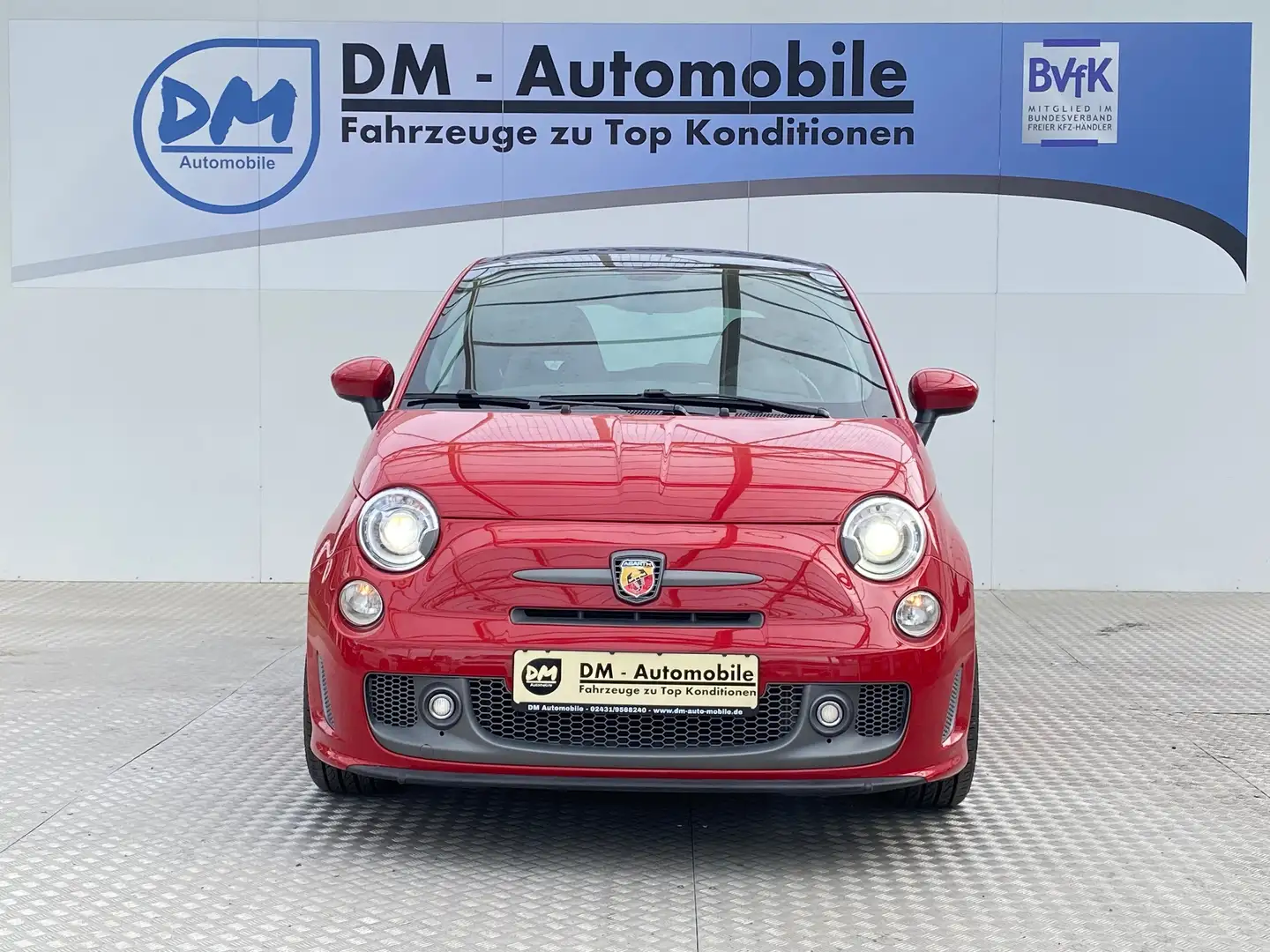 Abarth 500 Klimaauto Brembo Xenon Schalensitze Panodach Rot - 2