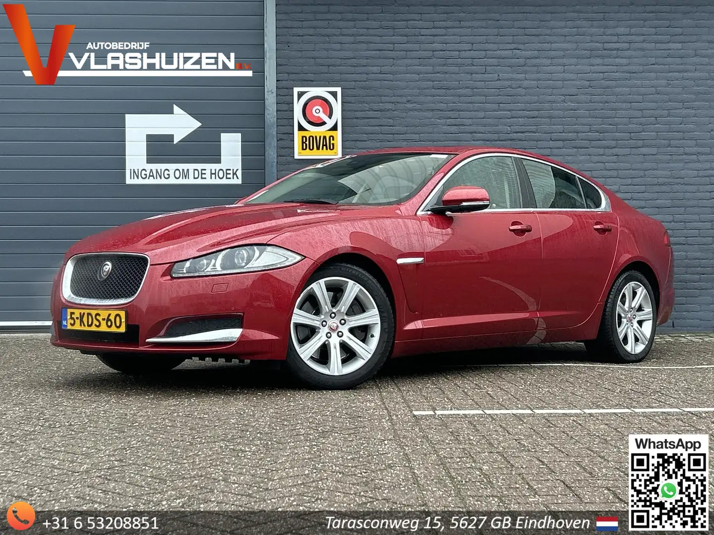 Jaguar XF 3.0D S Premium Business Edition | Leder | Pano | C Rood - 1