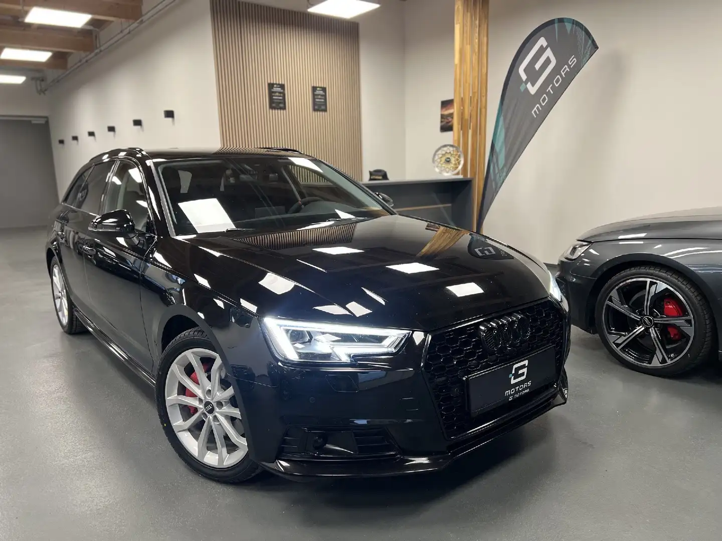 Audi A4 2.0 TDI SPORT Q ALL BLACK VOLL LED STDHZ AHK Schwarz - 1