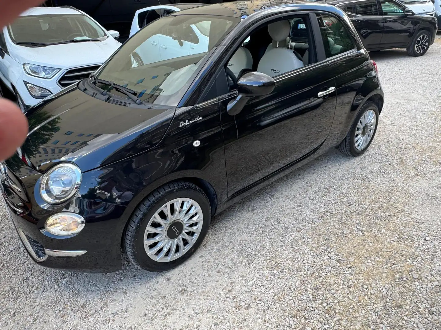 Fiat 500 500 III 2015 1.0 hybrid Dolcevita  nessun obbligo Nero - 2