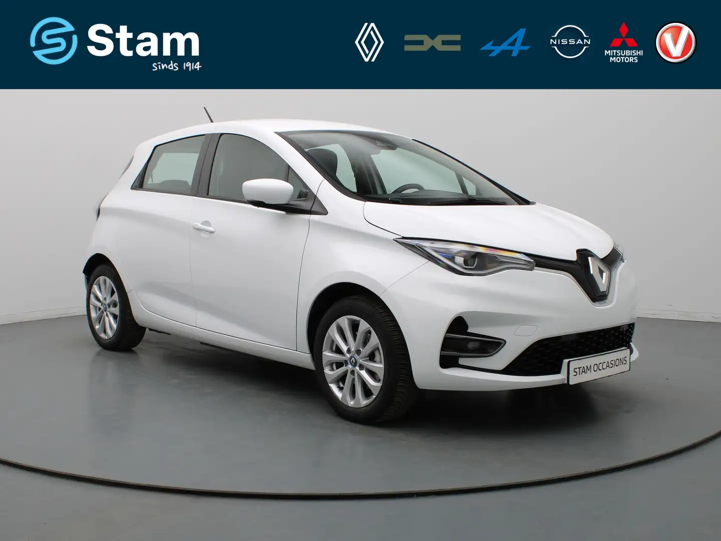 Renault ZOE 110pk R110 Life 52 kWh (ex Accu) Automaat Camera | Wit - 1