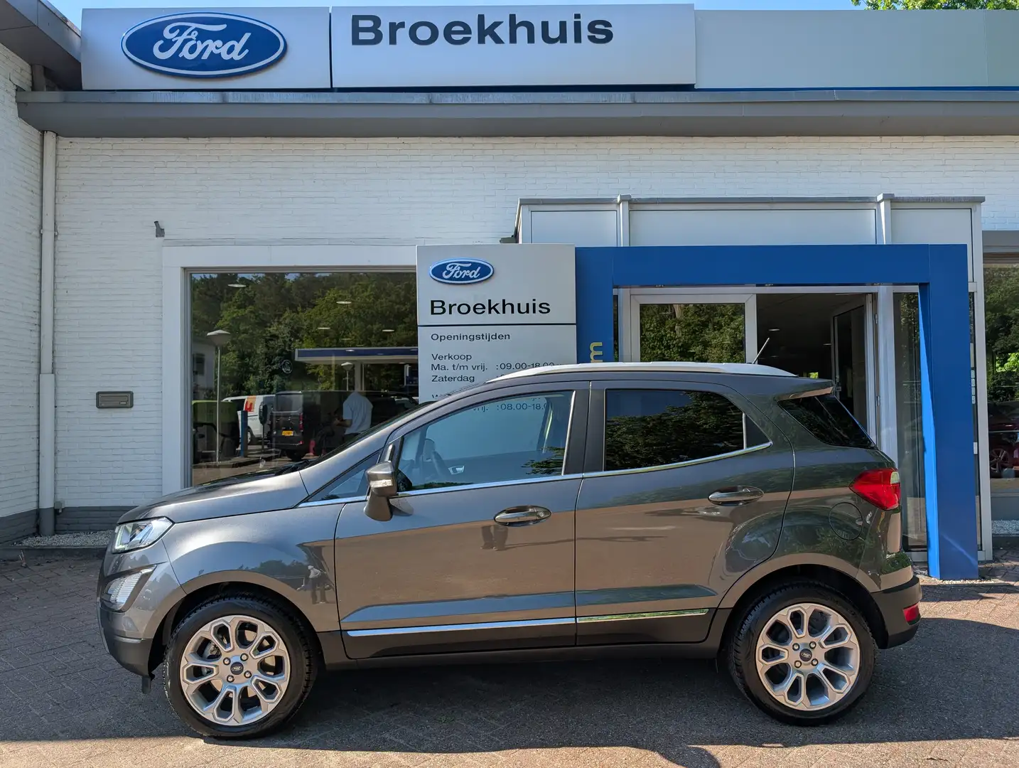 Ford EcoSport 1.0 EcoBoost Titanium 125pk | Camera | Dodehoek | Gris - 2