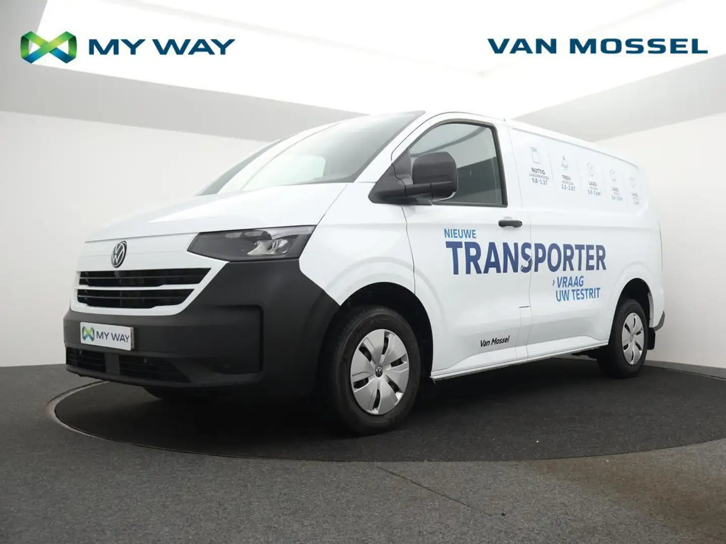 Volkswagen Transporter Transporter Bestelwagen Wielbasis 3100 mm  Motor 2 Wit - 1