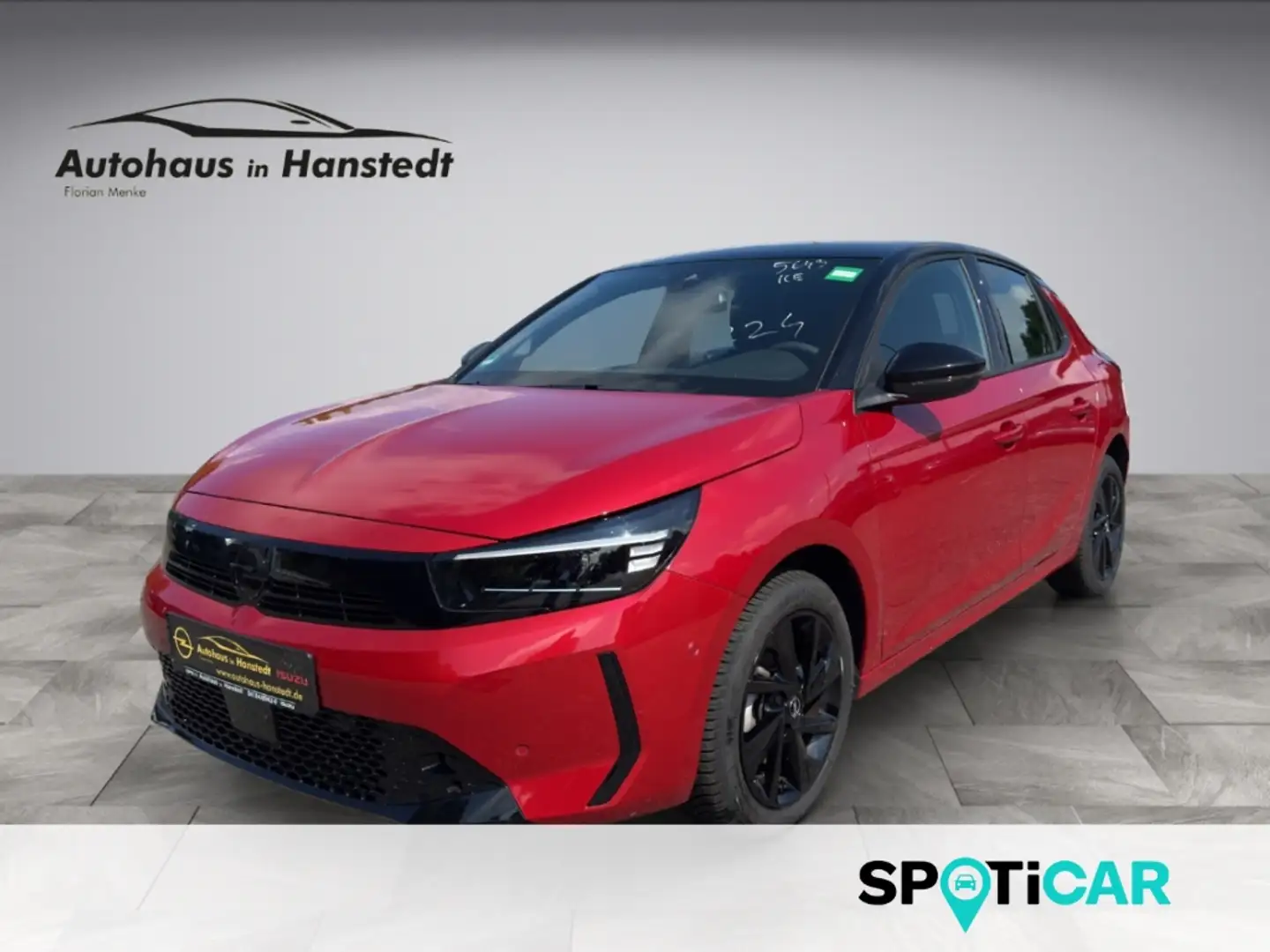 Opel Corsa F 1.2 Turbo GS 100PS 6 Gang LED 360 Kamera Allwett Rood - 1