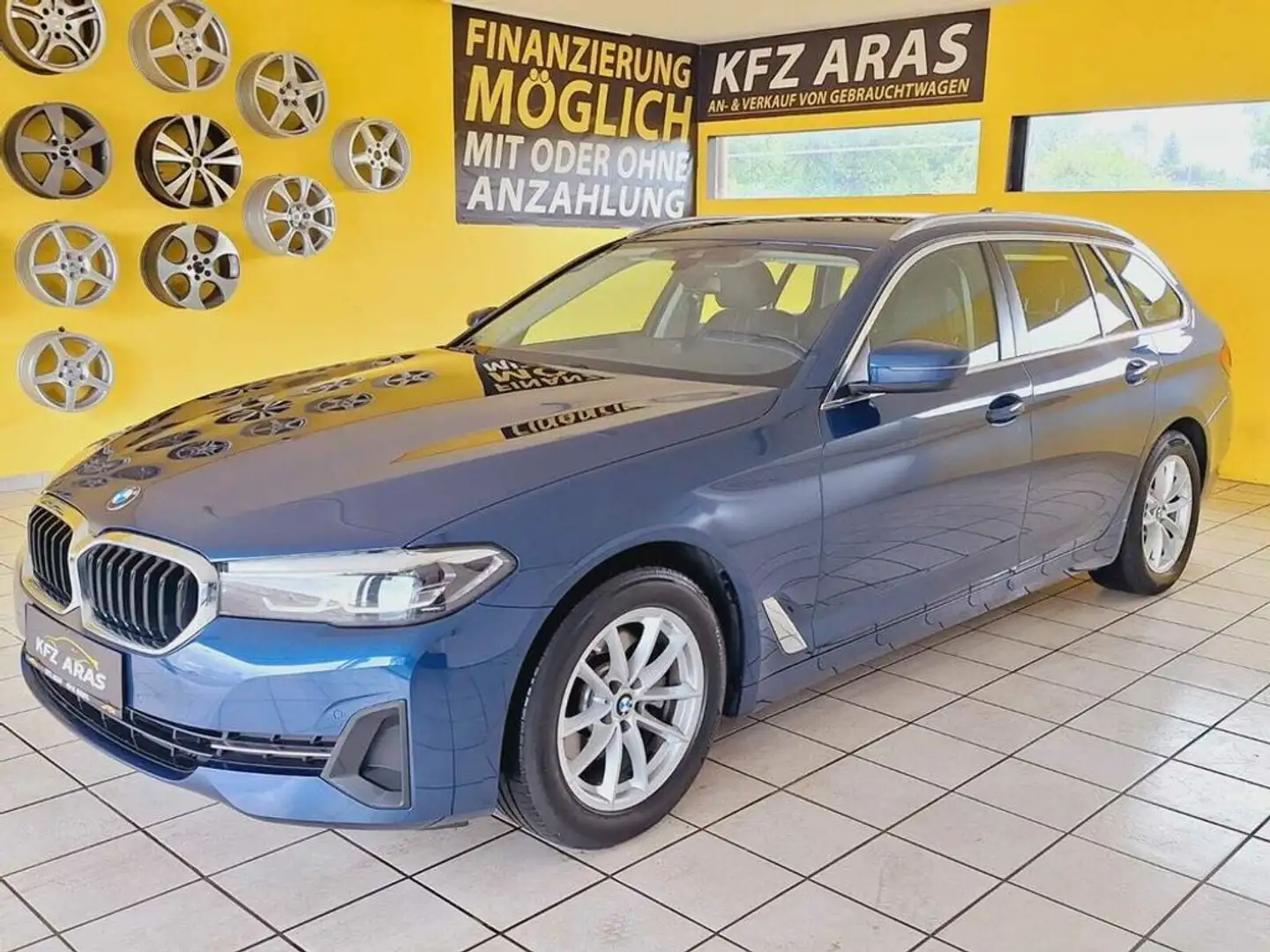 BMW 520 d 1.BESITZ, RFK, SITZHEIZUNG, LED, NAVI Blau - 1