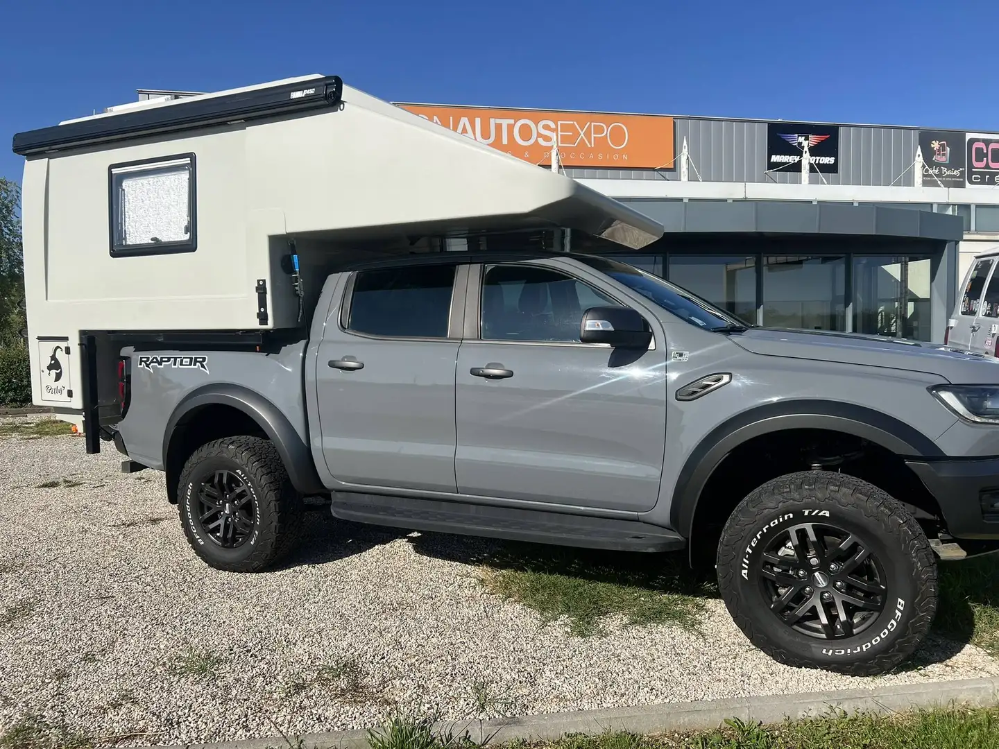 Ford Ranger 2.0 EcoBlue 210ch Stop\u0026amp;amp;Start Double Cabine Raptor BVA10 Grijs - 2