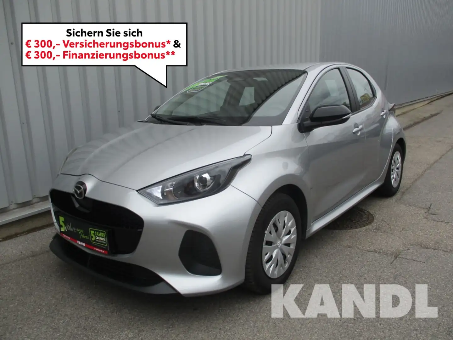 Mazda 2 15 Prime-Line Hybrid ACC+Fernlichtass.+KlimaA Grau - 1