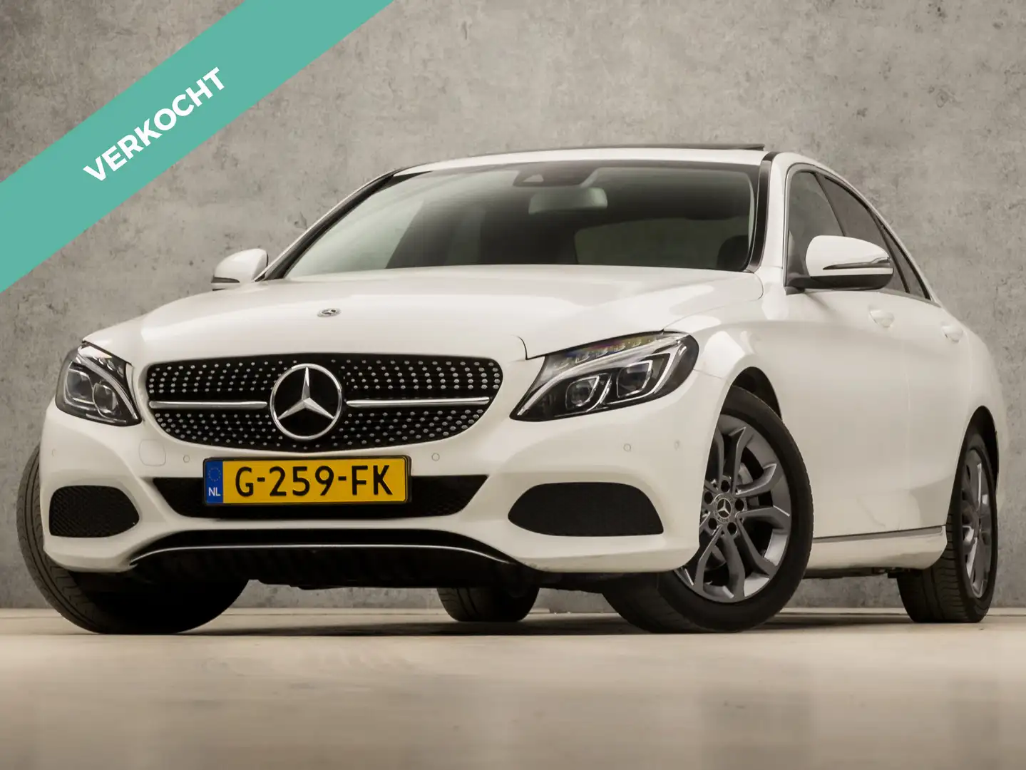 Mercedes-Benz C 200 Sport Premium Plus 184Pk Automaat (SCHUIFDAK, NAVI Fehér - 1