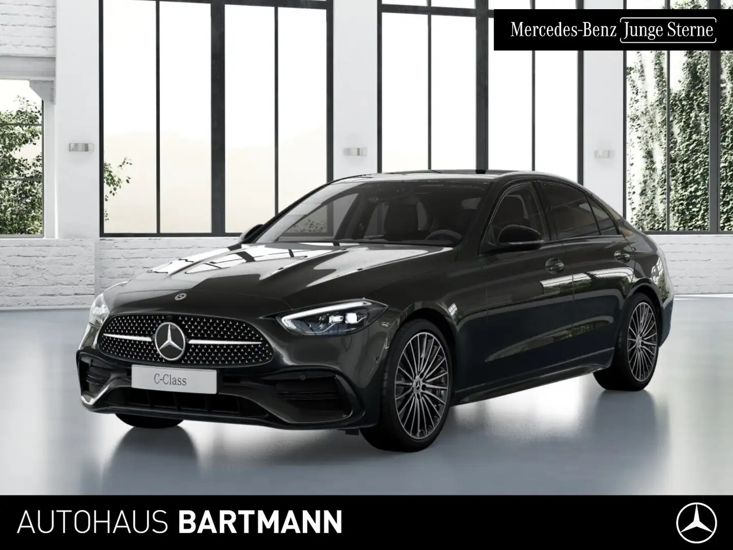 Mercedes-Benz C 180 C 180 AMG+PANO+DISTRONIC KAMERA+LED+NIGHT+MEMORY Grau - 1