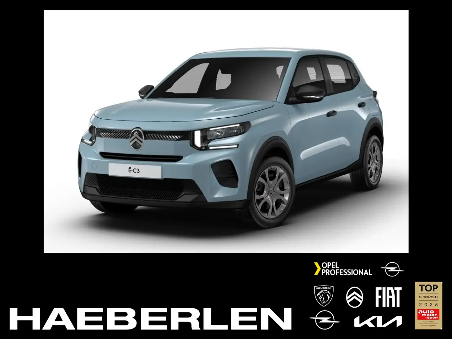 Citroen C3 Elektro YOU *Parksenor hinten* Blau - 1