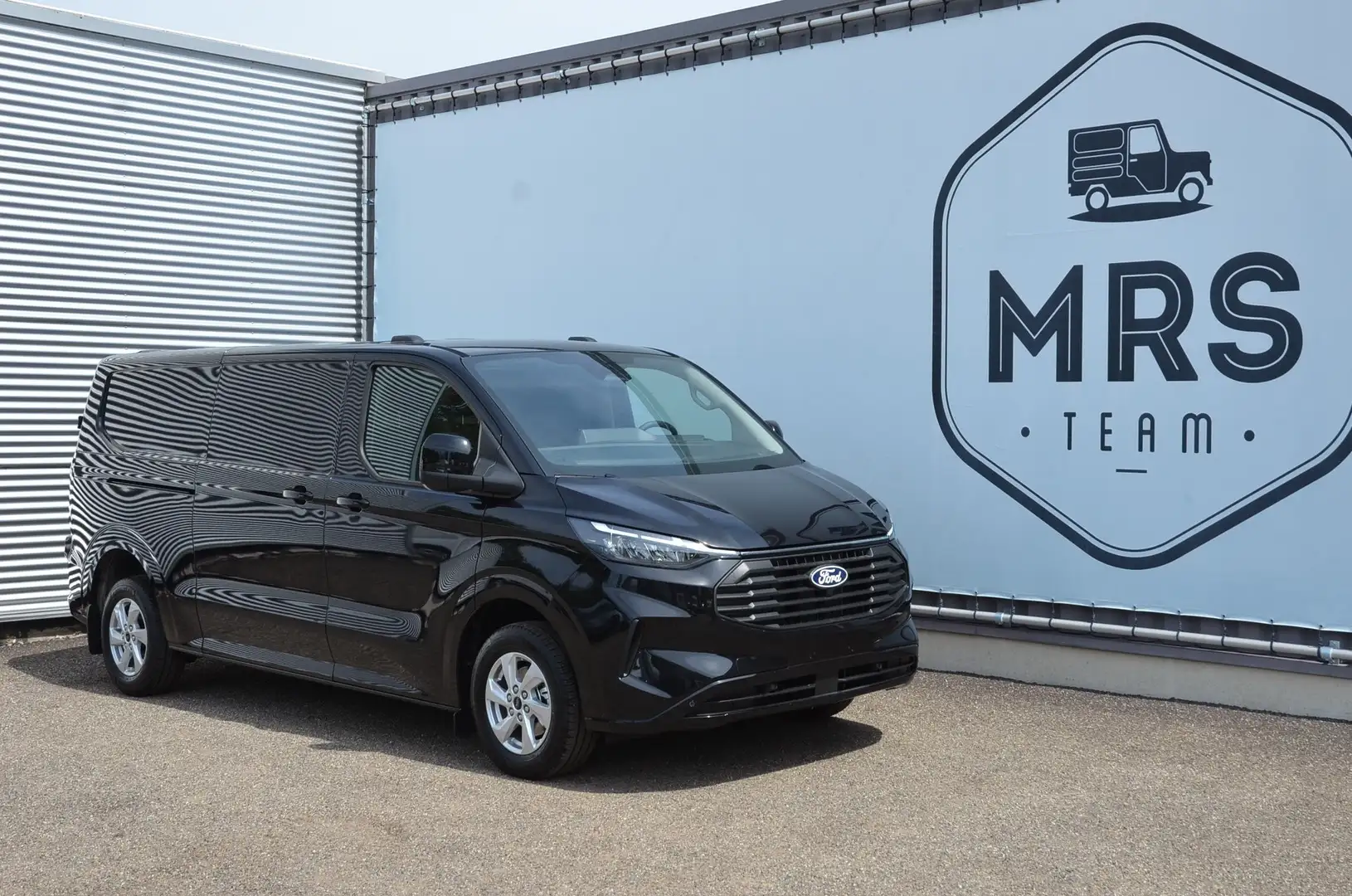 Ford Transit Custom - L2- Limited- 170Pk- Automaat- Nieuw- 36990+BTW Zwart - 1