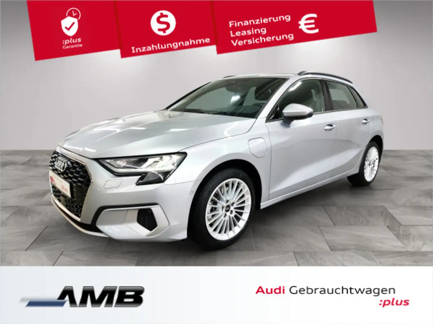 Audi A3 Advanced 40 TFSI e AHK/Navi/04.29Ga Silber - 1