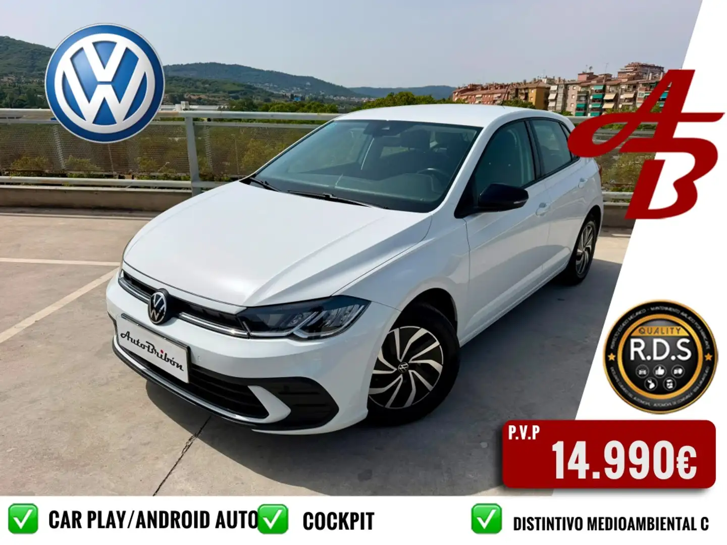 Volkswagen Polo 1.0 TSI Life 70kW Blanco - 1