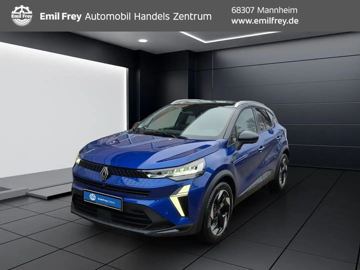 Renault Captur TCe Mild Hybrid 160 EDC TECHNO, 0% Finanzie Blau - 1
