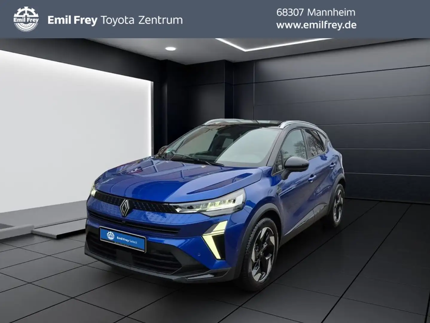 Renault Captur TCe Mild Hybrid 160 EDC TECHNO, 0% Finanzie Blau - 1