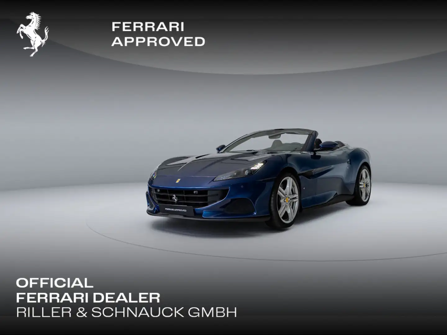 Ferrari Portofino M >BLU TDF * Cuoio/Nero Int.< Bleu - 1