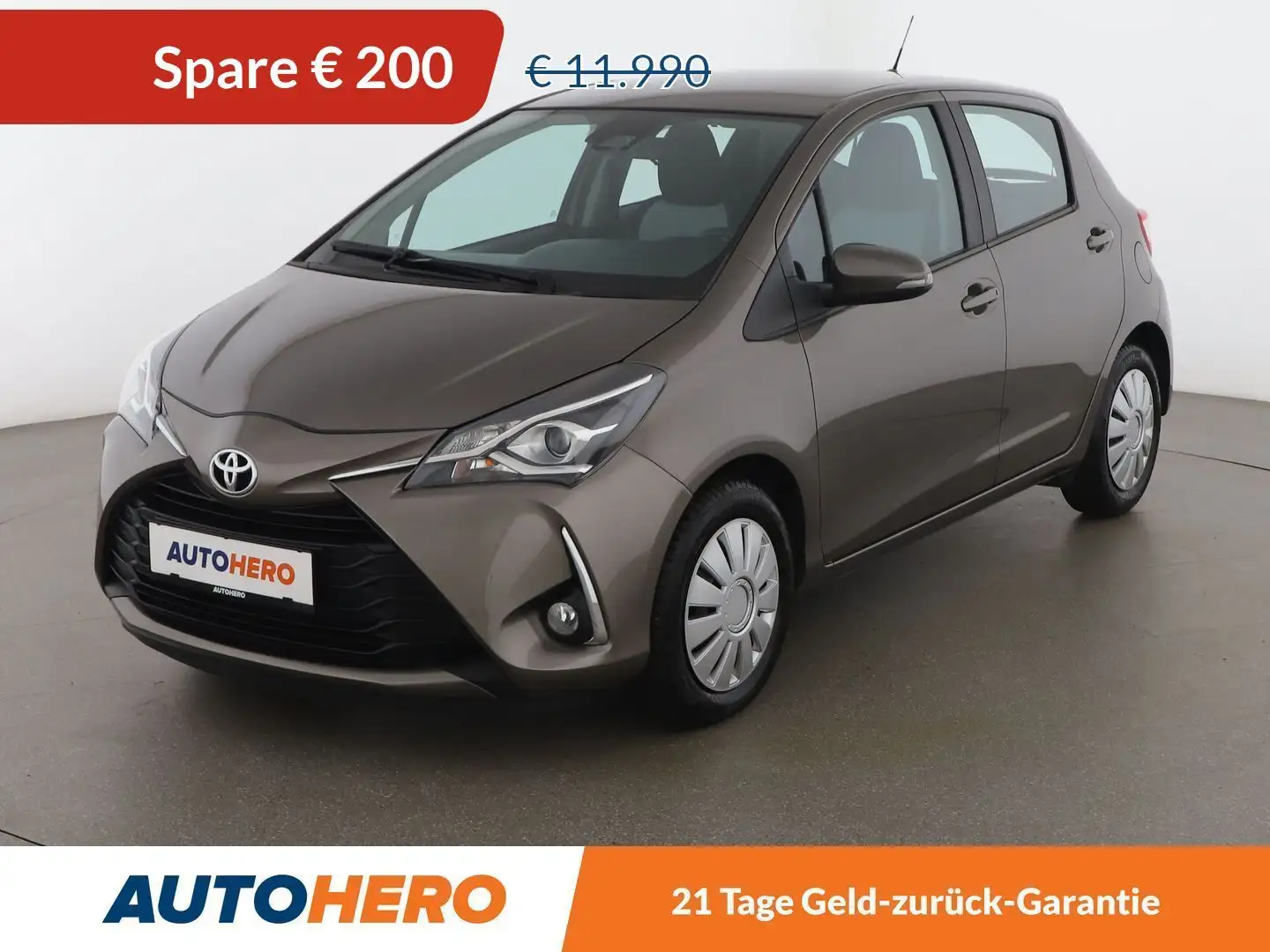 Toyota Yaris 1.0 Active *SPUR*CAM*KLIMA*BT* Gris - 1