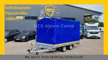 2000kg Hochlader 10 Zoll Schiebeplane Alubordw.