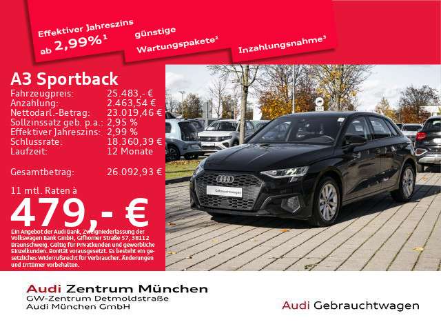 Imagine Audi A3 30 TDI S tronic Virtual+/Navi+