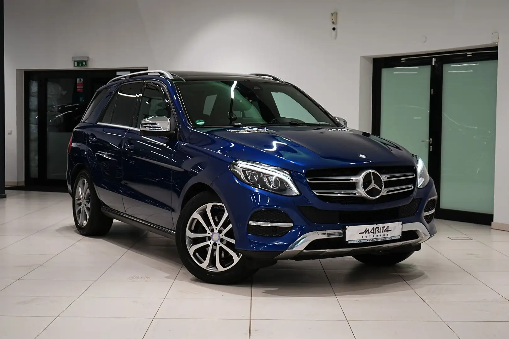 Mercedes-Benz GLE 350 d|MEMO|DISTR.|MASSAGE|PANO|AHK|H&K|LUFT.| Bleu - 1