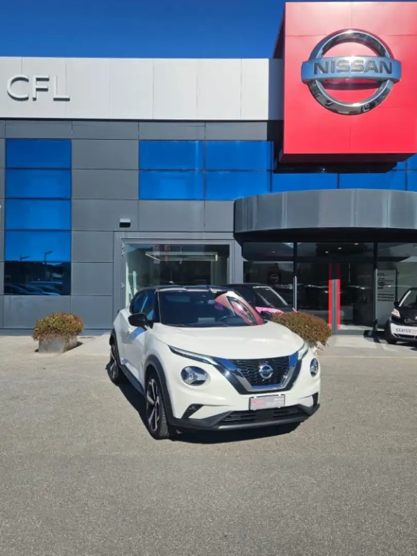 Nissan Juke 1.0 DIG-T 114 CV N-Connecta Bianco - 1