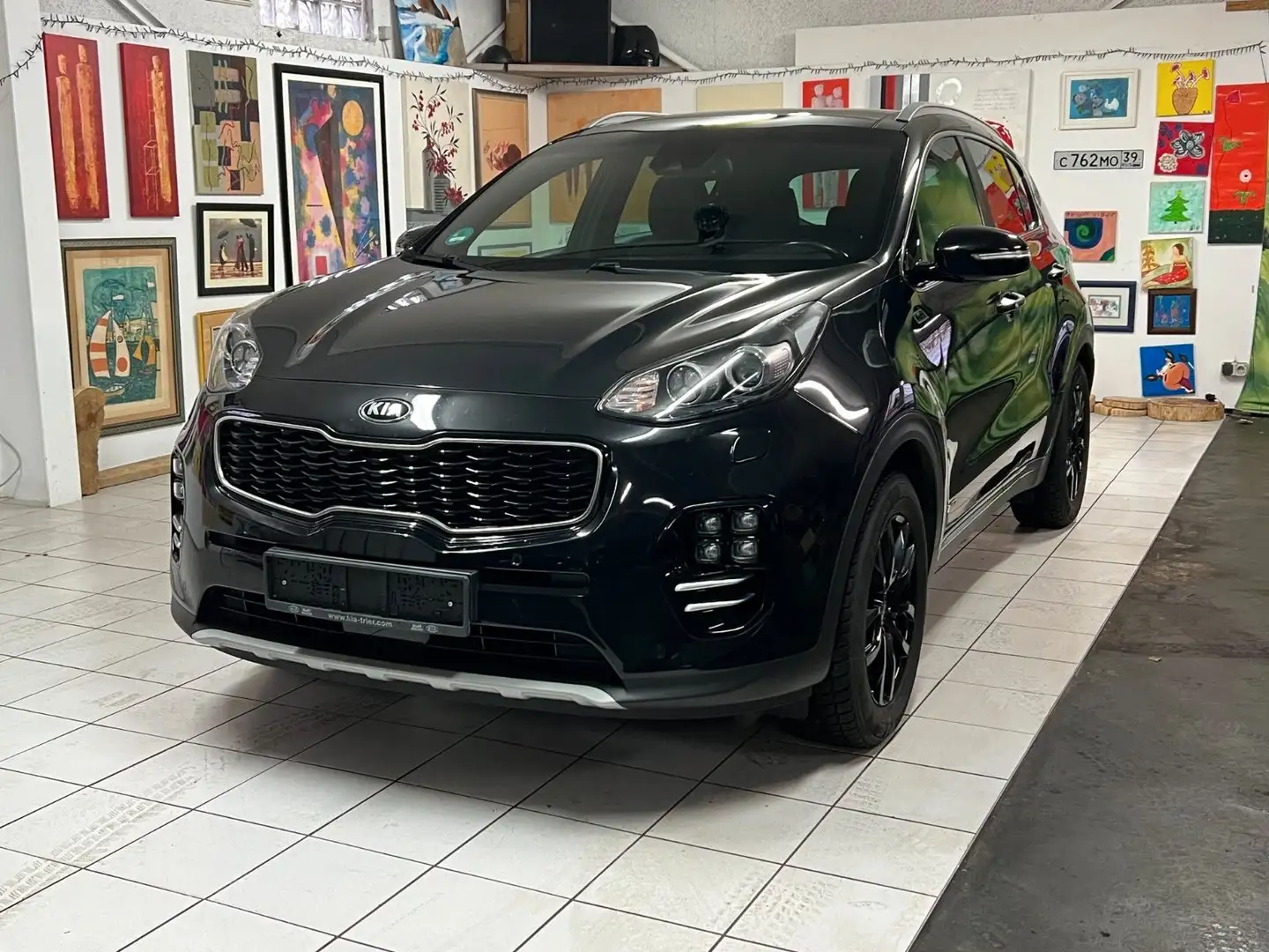 Kia Sportage GT-Line 4WD 1 Hand  Navi AHK Leder JBL Schwarz - 1
