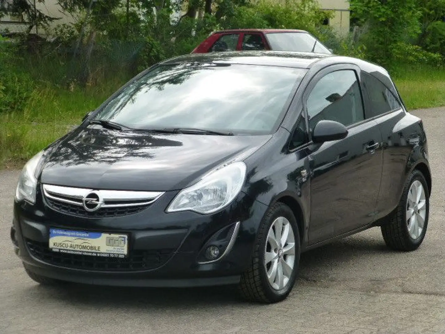 Opel Corsa D 150 Jahre-KLIMA-ALU-BEH.LENKRAD-LEDER Schwarz - 1