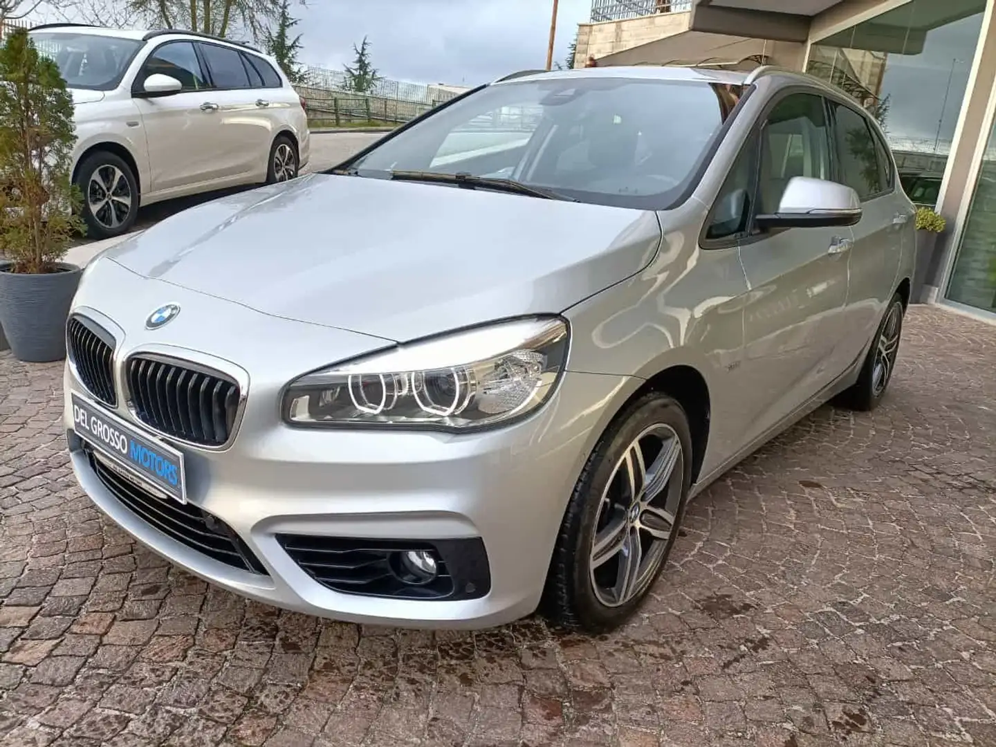 BMW 218 d xdrive-automatica-panorama-xeno Argent - 1