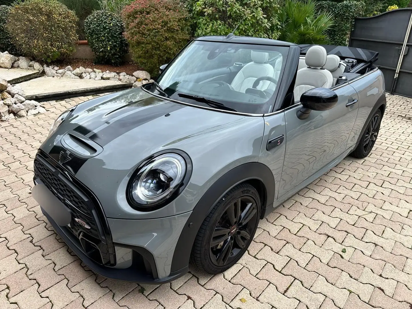 MINI Cooper S Cabrio Mini Cooper S 178ch John Cooper Works BVA7 Grijs - 2