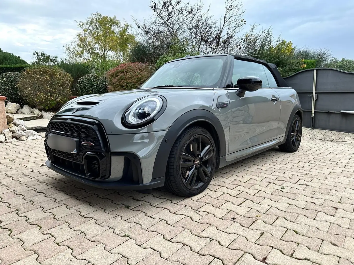 MINI Cooper S Cabrio Mini Cooper S 178ch John Cooper Works BVA7 Grijs - 1