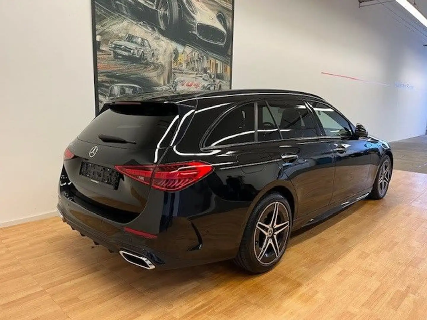 Mercedes-Benz C 300 T e AMG-Line HUD Pano Sound Digital Light Negro - 2