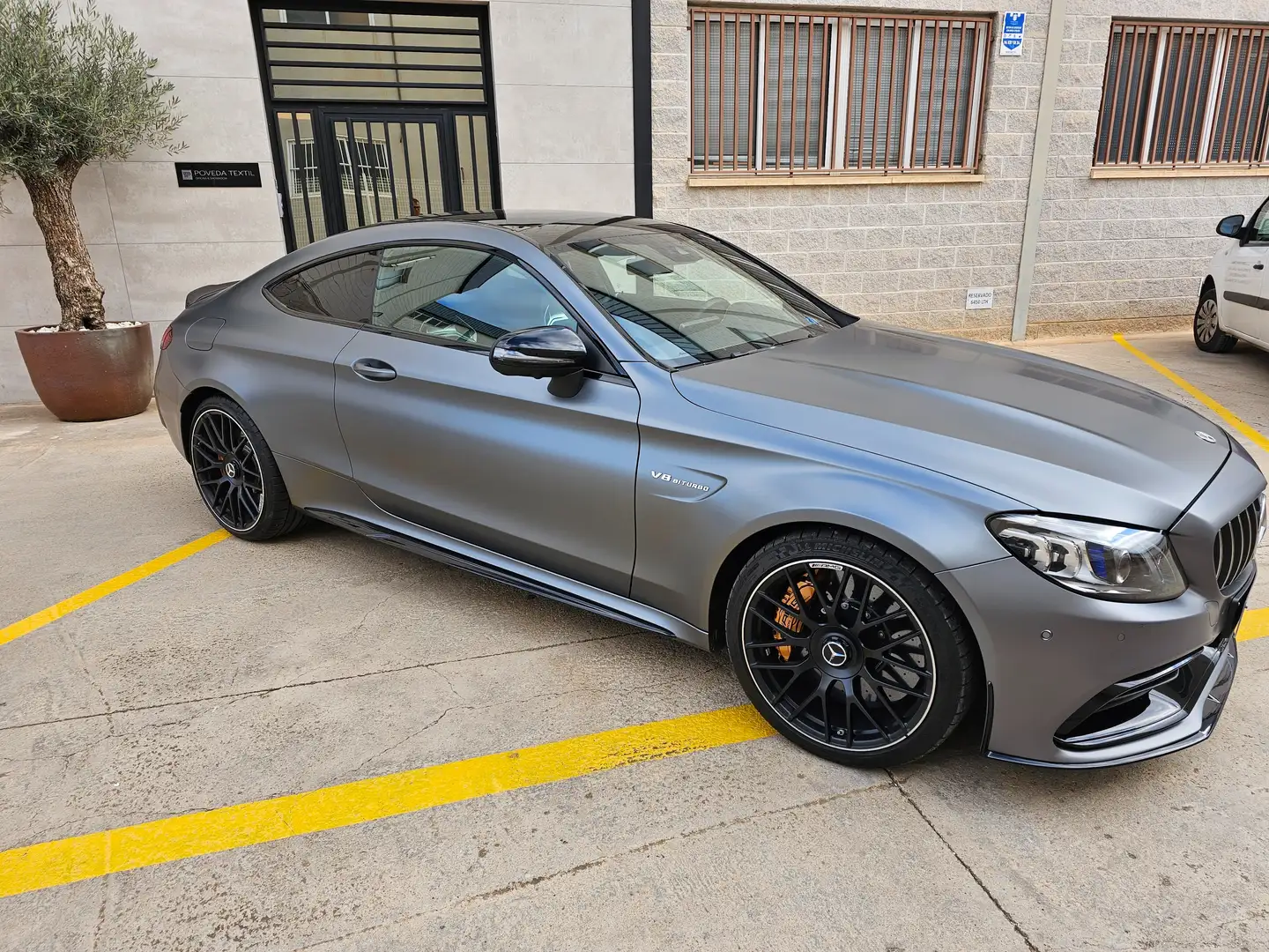 Mercedes-Benz C 63 AMG C Coupé 63 S AMG Speedshift MCT 9G Plateado - 1