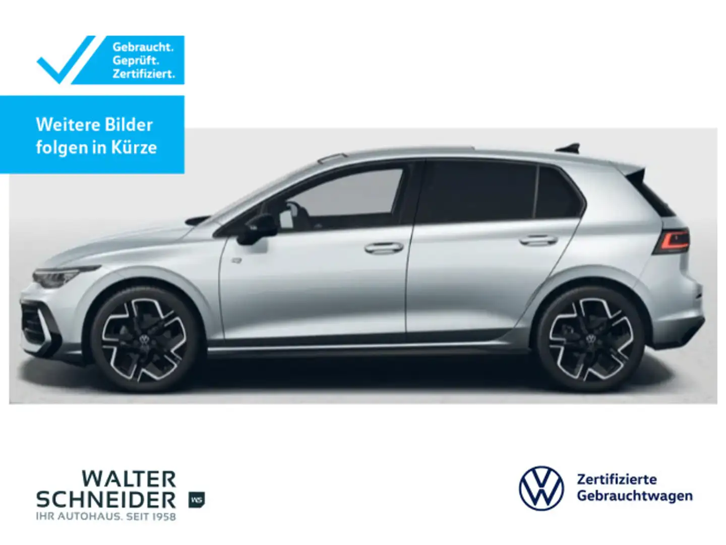 Volkswagen Golf R-Line 1,5 l eTSI OPF DSG AHK Navi Kamera Silber - 1