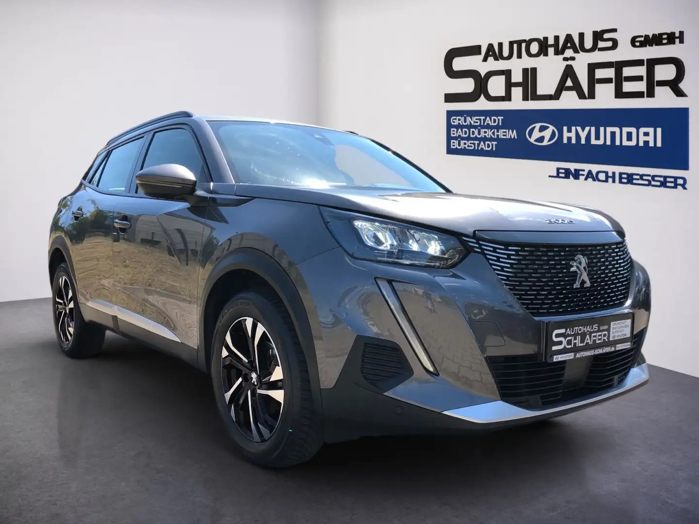 Peugeot 2008 1.2 PureTech 130 Allure Navi LED Gris - 2