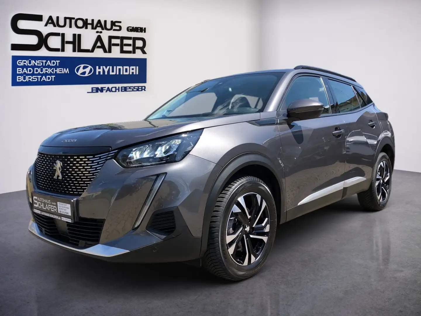 Peugeot 2008 1.2 PureTech 130 Allure Navi LED Gris - 1