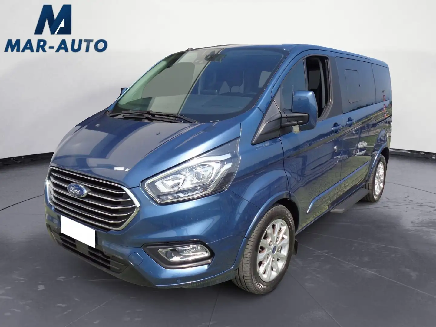 Ford Tourneo Custom 310 2.0 TDCi 170CV aut. PC Titanium Blu/Azzurro - 1