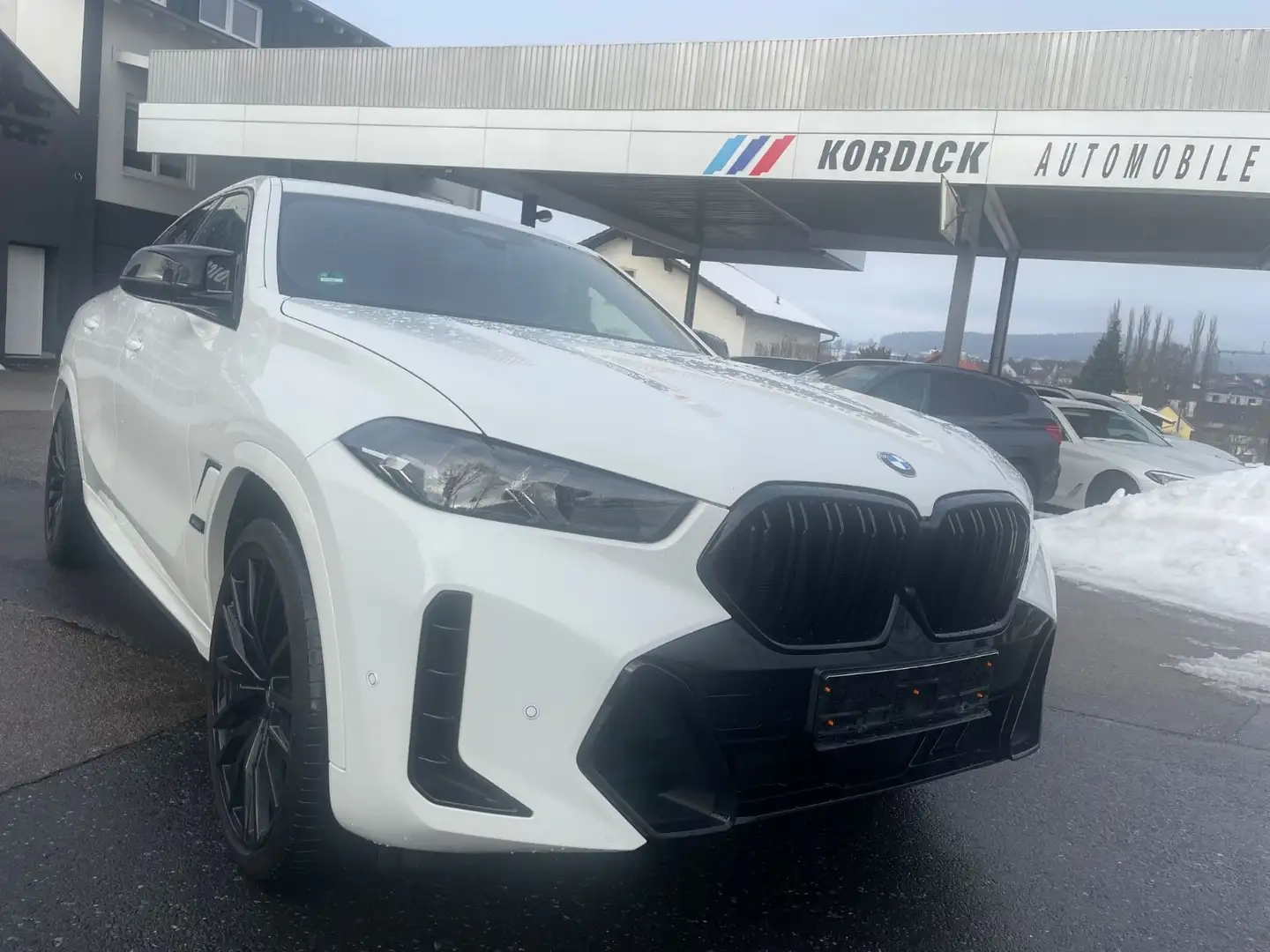 BMW X6 ///M60i xDrive/AHK/HK HIFI/CAM Blanc - 1