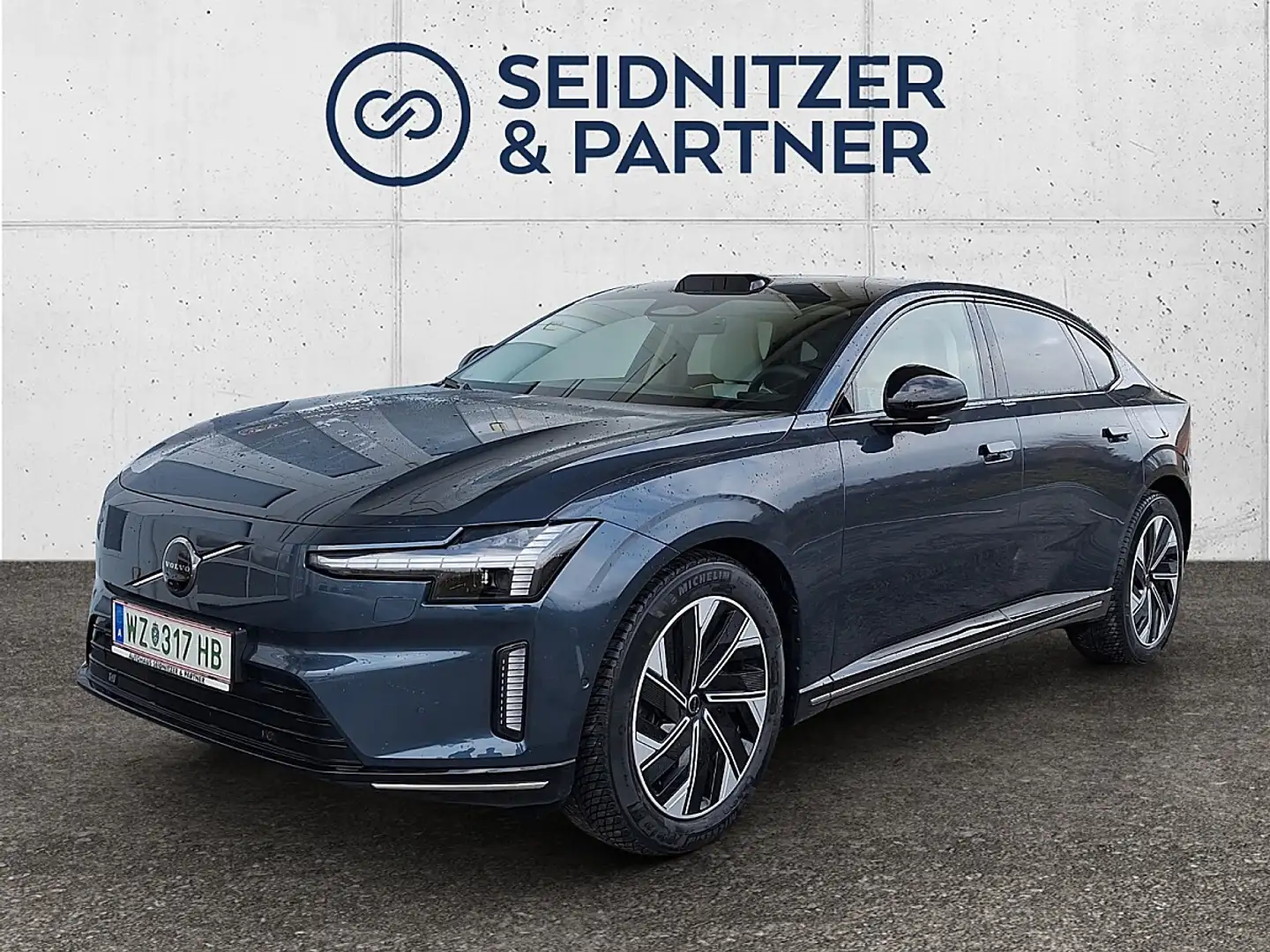 Volvo ES90 Single Motor Extended Range 92kWh Ultra Blau - 1