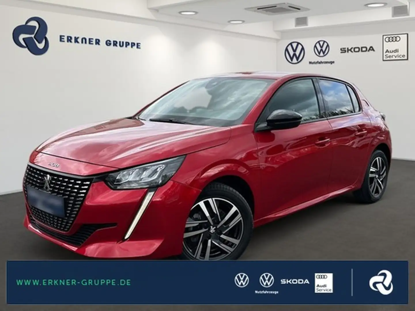 Peugeot 208 1.2l Pure Tech Automatik Allure LED+TEMPO+++ Kırmızı - 1