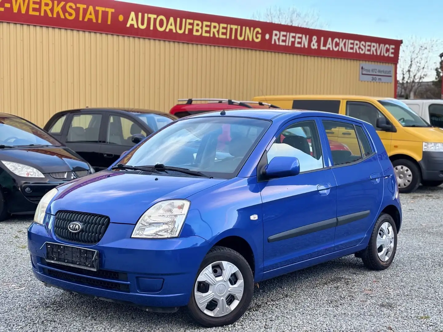 Kia Picanto 1.1 2-Hand,Allwetterreifen,TÜV-NEU Blau - 1