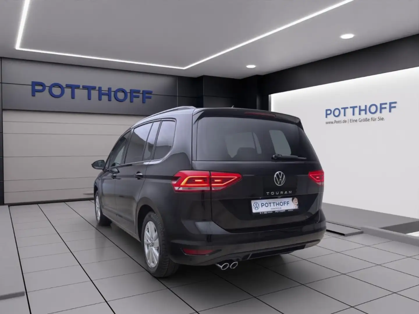 Volkswagen Touran 2.0 TDI DSG HIGHLINE STDHZG AHK PANO Schwarz - 2